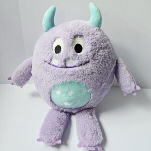 Beastie Buds I'm Poppy Weighted Monster Plush Purple Stuffed Animal 2.2 lbs